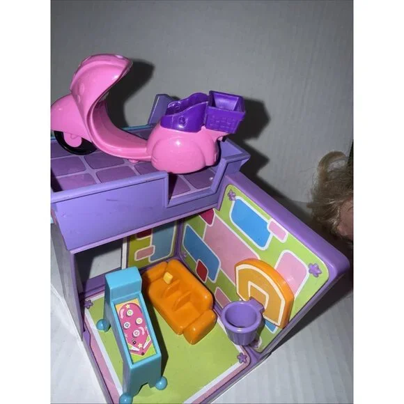 Polly Pocket Play Sets Koala Purse Corgi Dog Compact Playground Swing Garage - Picture 13 of 16